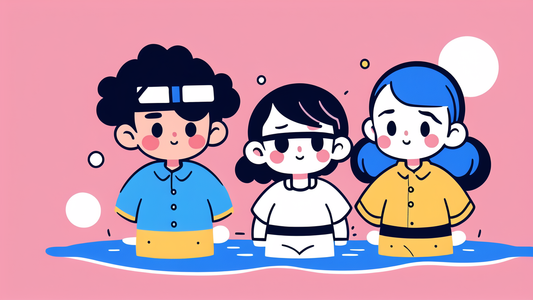 Bathing With Eye Protector