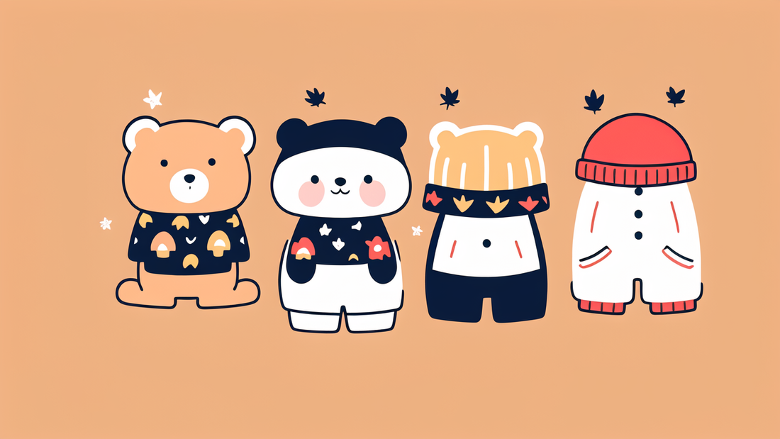 Baby Autumn Clothes Cartoon Bear