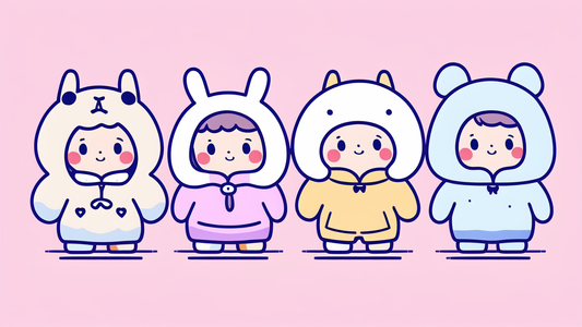 Rabbit Ear Hooded Baby Rompers