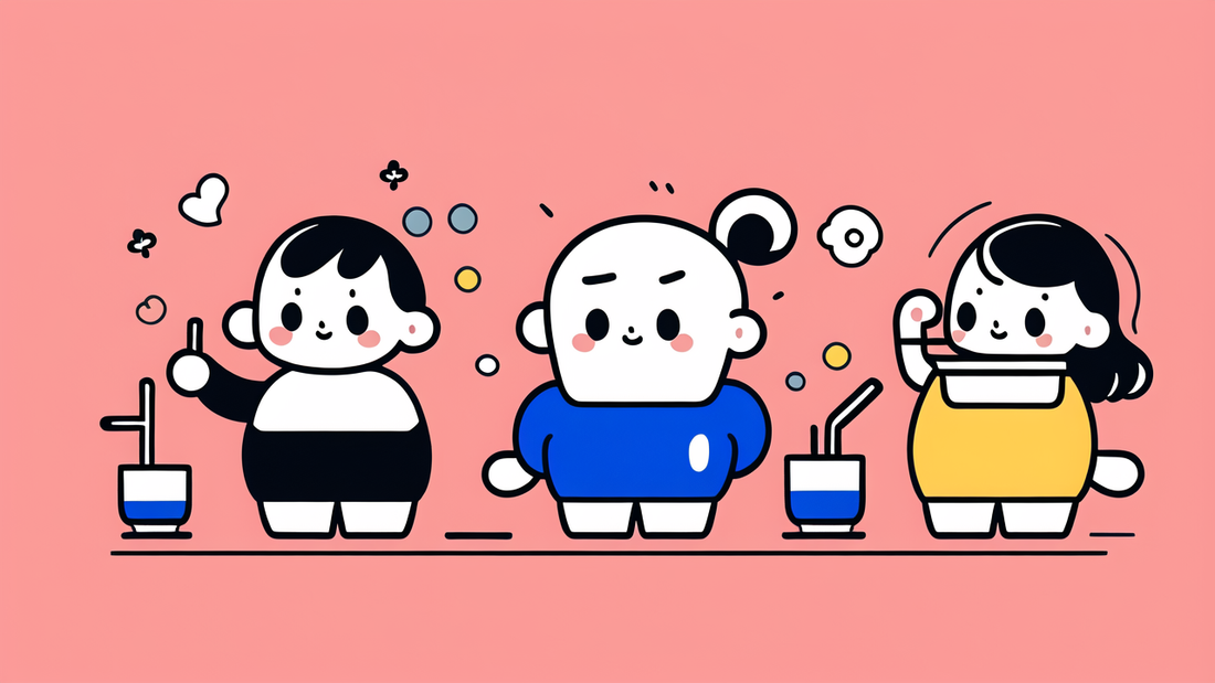 Children Portable Binaural Cup Straw