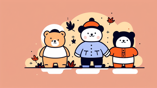 Baby Autumn Clothes Cartoon Bear