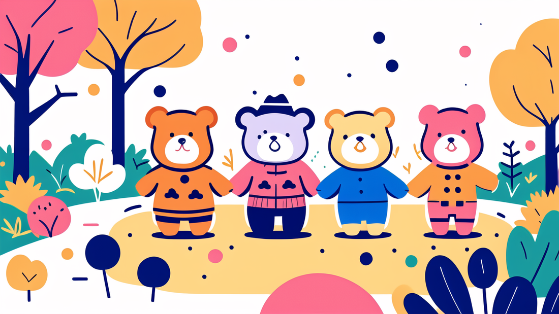 Baby Autumn Clothes Cartoon Bear