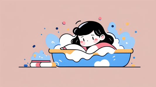 Bathing With Eye Protector