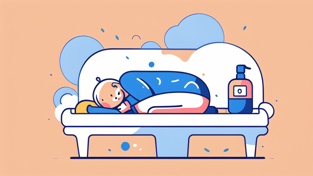 Bathing With Eye Protector