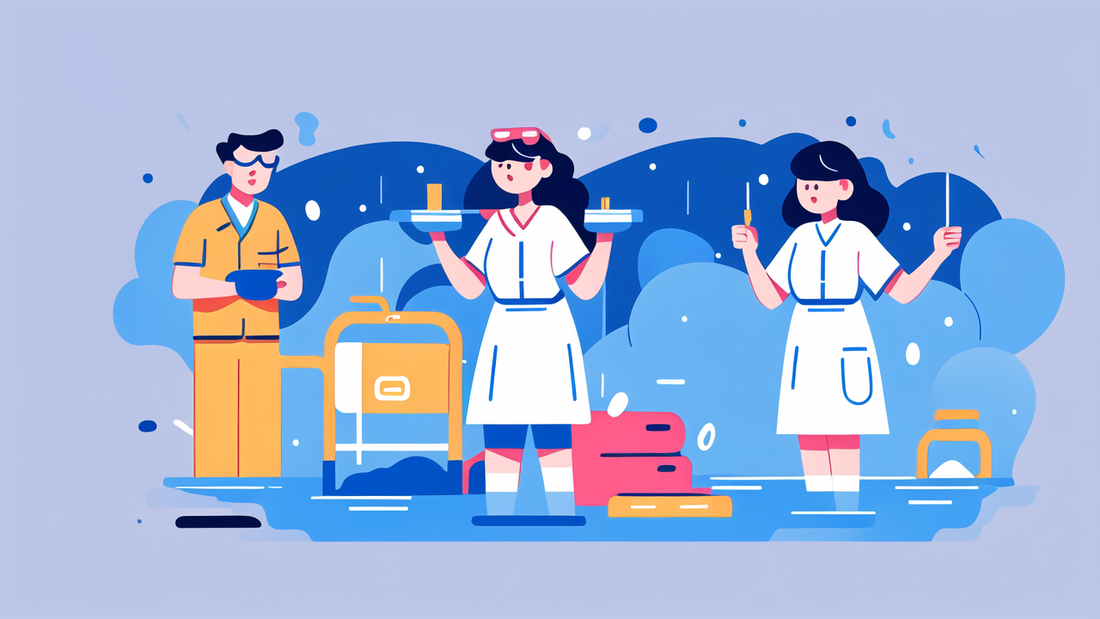 Bathing With Eye Protector