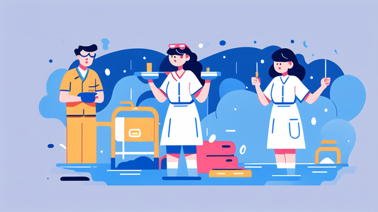 Bathing With Eye Protector