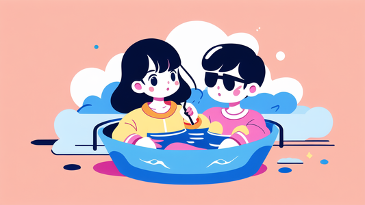 Bathing With Eye Protector