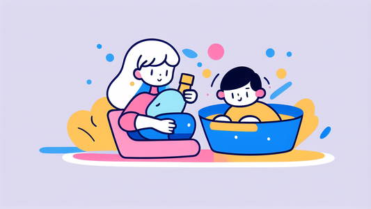 Bathing With Eye Protector