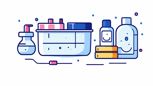 Bathing With Eye Protector