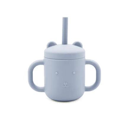 Children Portable Binaural Cup Straw