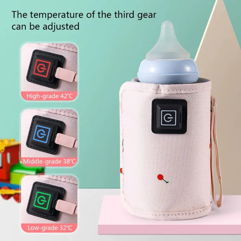 Portable USB Baby Bottle Warmer Bag